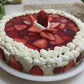 El cooksnap de Roo Laner cuando hizo Torta de frutillas con crema de leche.