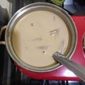 El cooksnap de Alicia Arellano cuando hizo Champurrado o atole de Chocolate.