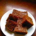 Cooksnap Nurul Kefftya semasa beliau membuat Kek sarang semut / kek gula hangus.