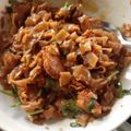 Cooksnap Fatirah Demokk semasa beliau membuat Keow Teow goreng basah.