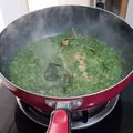 Cooksnap dari desy chen untuk resep Sayur Daun Ubi Tumbuk & Sambel Teri Kecombrang