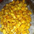 El cooksnap de Dina cuando hizo Falsas papas fritas saborizadas low fat! (Horneadas).