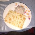 El cooksnap de Yesid Hernández cuando hizo Dip de atún.