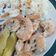 El cooksnap de Cecilia López cuando hizo Camarones gremolata.