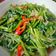 Cooksnap Norashikin Rahmat semasa beliau membuat Kangkung Tumis Belacan.