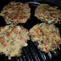 El cooksnap de Esteban Repupilli cuando hizo Hamburguesas de arroz y lentejas con harina integral.