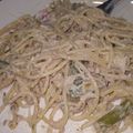 El cooksnap de Agustiina Rampoldi cuando hizo Pasta con atún, chauchas y algo más.