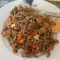 El cooksnap de Laura cuando hizo Revuelto de carne picada con un poco de todo.