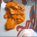 El cooksnap de Silvia cuando hizo Pescado en salsa de piquillos.
