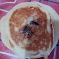 El cooksnap de Tere Ludueña cuando hizo Pancakes o tortitas americanas rellenas de Nutella.
