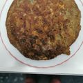 El cooksnap de Fernando cuando hizo Tortilla de alcachofas y cebolla.