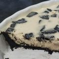 El cooksnap de Andrea Huizar cuando hizo Pay de queso y oreo sin horno.