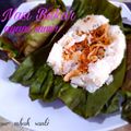 Cooksnap dari Mbak Santi untuk resep Nasi Bakar Ayam Suwir #week19