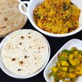 Anjumara Rathod's cooksnap of when they made Besan-Chilli with Fried Rotis.