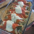 El cooksnap de Tamara cuando hizo Canelones de ricota, espinaca y nuez.