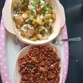 Dap meet kaur का कुकस्नैप जब उन्होंने चना चाट (chana chat recipe in Hindi) बनाया था।
