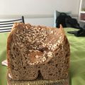 El cooksnap de Ariel Melman cuando hizo Pan integral y centeno panificadora.