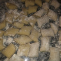 El cooksnap de Agus Barboza cuando hizo Ñoquis de papas (sin huevo) con salsa. #veganos.