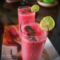 Sima Dutta Biswas's cooksnap of when they made ওয়াটারমেলন জুস (watermelon juice recipe in Bengali).