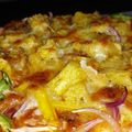 peninnah maina's cooksnap of when they made Hawaaain pizza.