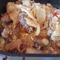 El cooksnap de González yamila cuando hizo Revuelto de zapallito, papa, morrón, cebolla y huevo.