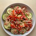 Cooksnap Dapur Yusfarisyia semasa beliau membuat 👩‍🍳Uzbek Shakarob - Tomato Salad 🇺🇿.