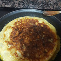 El cooksnap de Gema Pérez cuando hizo Tortilla de patatas y calabacín.