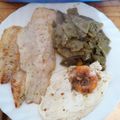 El cooksnap de Tatiana Mbek'nann cuando hizo Filetes de merluza macerados y judías verdes con patata rehogadas.