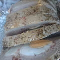 El cooksnap de Celia Lanusse cuando hizo Carré de cerdo relleno.