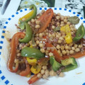 El cooksnap de Estela Garrido Henarejos cuando hizo Garbanzos picantes🌶 con jamón🥓 y ensalada 🥗 al gusto.