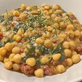 El cooksnap de Daniel González cuando hizo Garbanzos con chorizo y espinacas en 30 minutos.