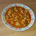 El cooksnap de Jose cuando hizo Olla gitana con garbanzos de bote.