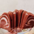 Cooksnap dari Santi Utami Dewi untuk resep Puding Roti Tawar Zebra tanpa telur + mentega