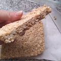 El cooksnap de Mariana Majo Salguero cuando hizo Barras de cereal con avena y coco.