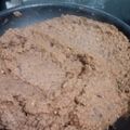 El cooksnap de yenaiv_minka cuando hizo Berenjoles o Frijoles de berenjena Keto 🍆.
