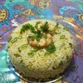 El cooksnap de Gablihuen cuando hizo Arroz con camarones.