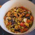El cooksnap de Becky cuando hizo Caponata siciliana.