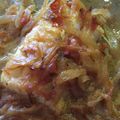 El cooksnap de Patri cuando hizo Bacalao fresco encebollado a mi manera.
