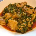 kenshiro's cooksnap of when they made Fresh okro soup.