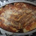 El cooksnap de Alejandro cuando hizo Canelones de verdura.