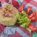 El cooksnap de cynthiapucheta cuando hizo Timbal de arvejas con top de atún.