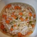 El cooksnap de Lola cuando hizo Sopa de coliflor y zanahorias.