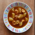 El cooksnap de Jose cuando hizo Guiso de patatas con gambas.