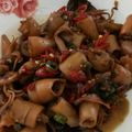 Cooksnap dari Ivany Liera untuk resep Oseng Cumi Asin Cabe Hijau