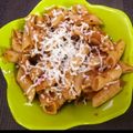 Sunanda Das's cooksnap of when they made চিংড়ি ও পোড়ানো সিমলা মরিচ সহ বেসিল পাস্তা.