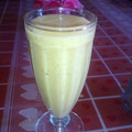 El cooksnap de Rocio Abbigail cuando hizo Licuado riquísimo de kiwi y durazno.