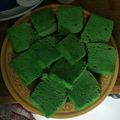 Cooksnap dari Try Arie untuk resep Bolu kukus pandan lembut simple (takaran sendok)