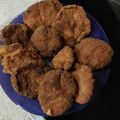 El cooksnap de monica cuando hizo Nugget de pollo y queso(en Thermomix).