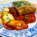 El cooksnap de Noemí cuando hizo Bacalao con tomate.