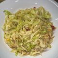 Cooksnap Sesimple Loralin semasa beliau membuat Sayur Kubis Oyster Sauce.